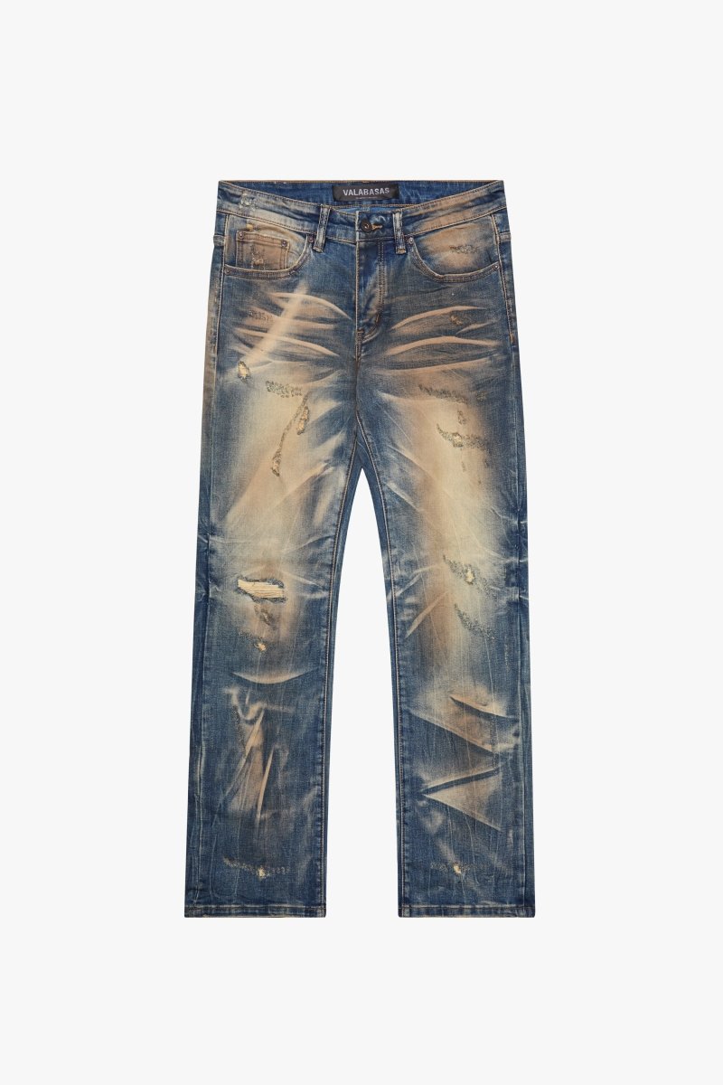 "SUNWASHED" STRAIGHT JEAN VINTAGE BLUE "SUNWASHED" STRAIGHT JEAN VINTAGE BLUE