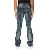 “SUPERNOVA” STACKED FLARE JEAN BLUE SPORCO “SUPERNOVA” STACKED FLARE JEAN BLUE SPORCO