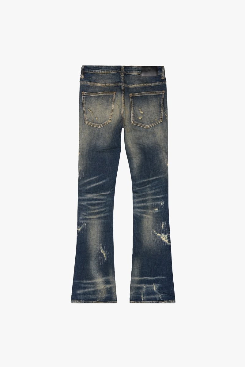 Team Aztech Stacked Flare Vintage Dark Blue Team Aztech Stacked Flare Vintage Dark Blue