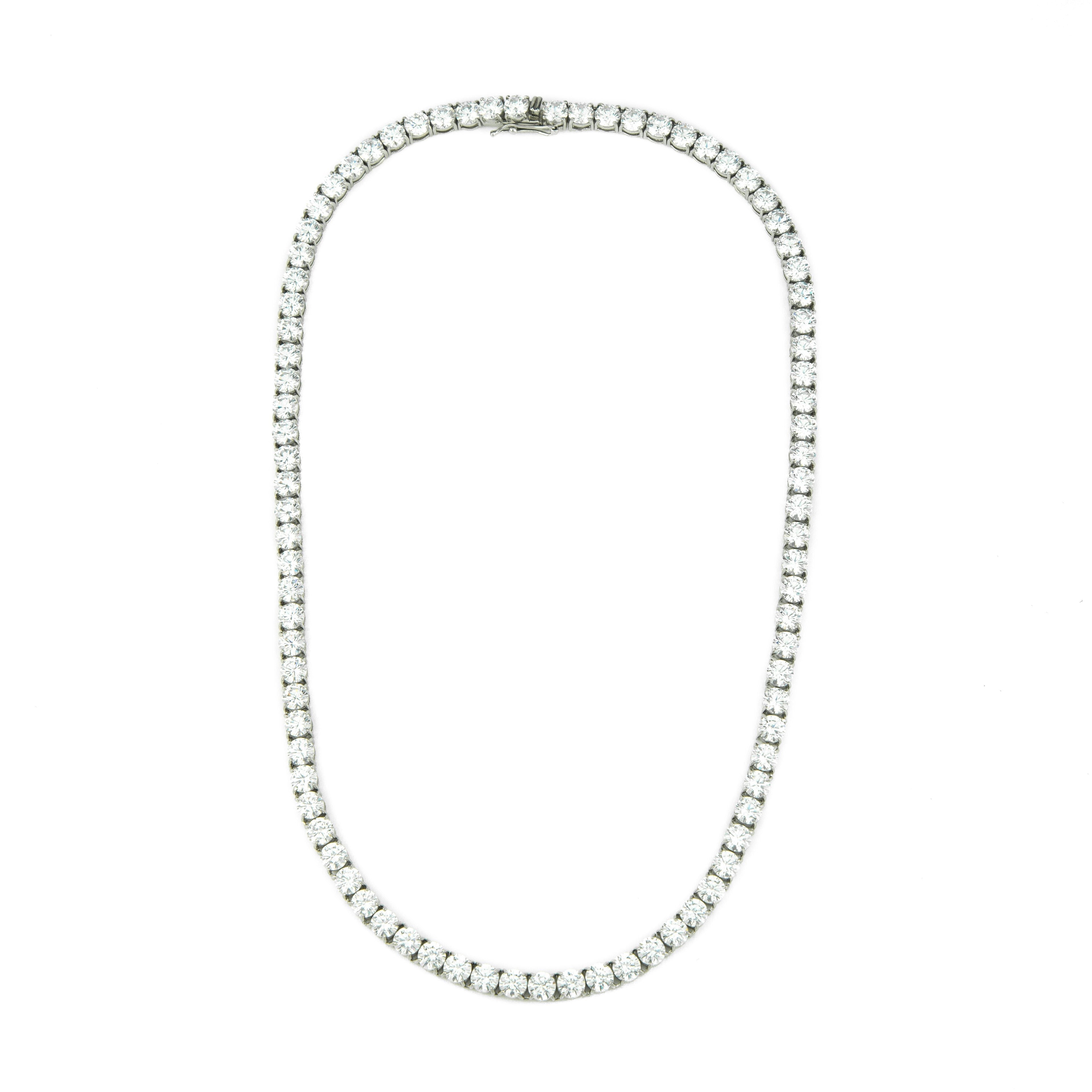 Diamond Tennis Chain White Gold 6mm Diamond Tennis Chain White Gold 6mm