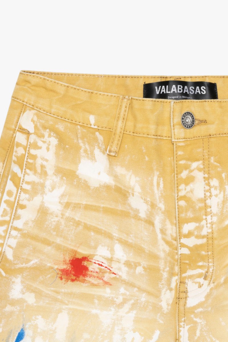 "THAHAB" STRAIGHT PANT KHAKI MULTI "THAHAB" STRAIGHT PANT KHAKI MULTI