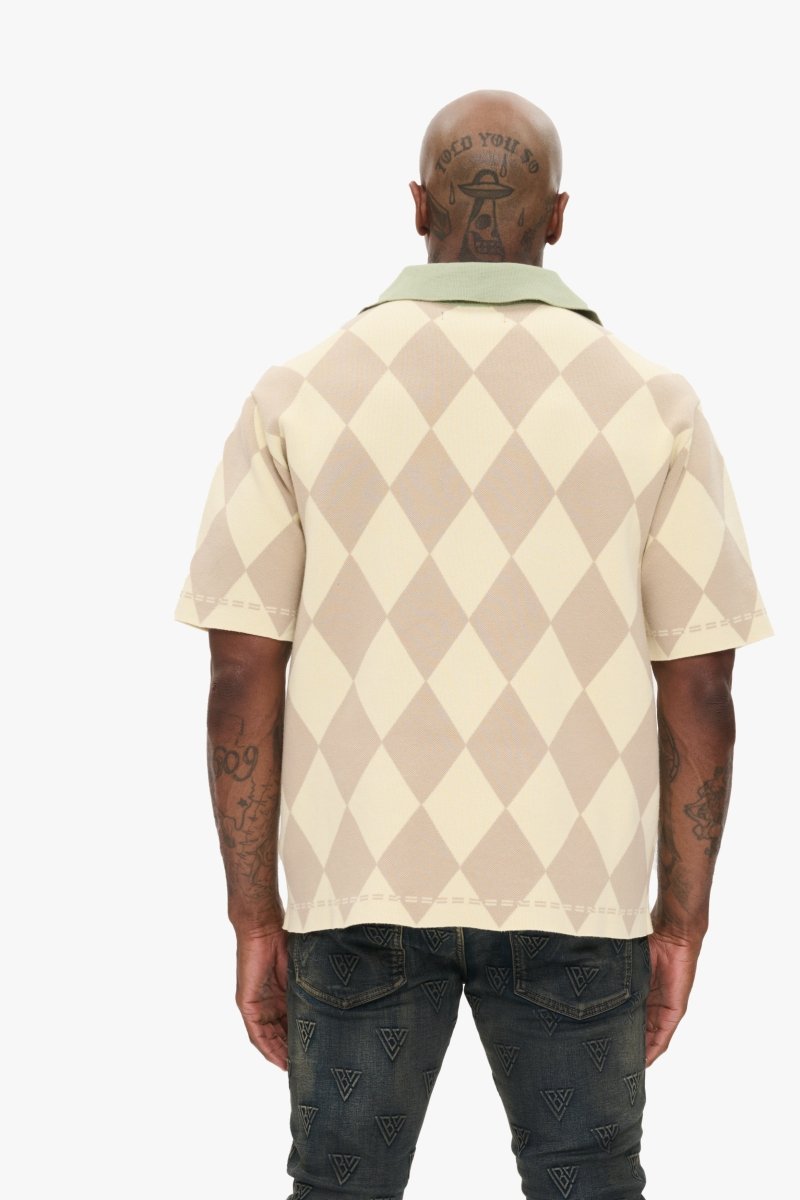 Thanya Polo Button Up Cream Thanya Polo Button Up Cream