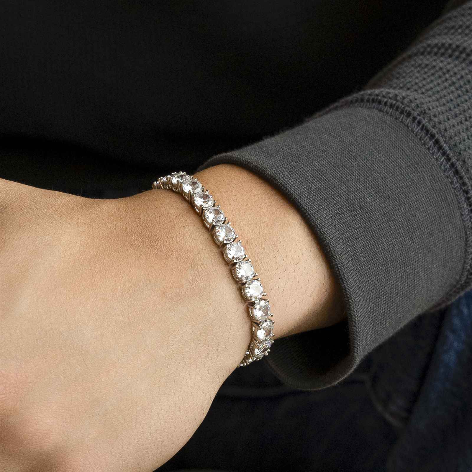 Diamond Tennis Bracelet White Gold 6mm Diamond Tennis Bracelet White Gold 6mm