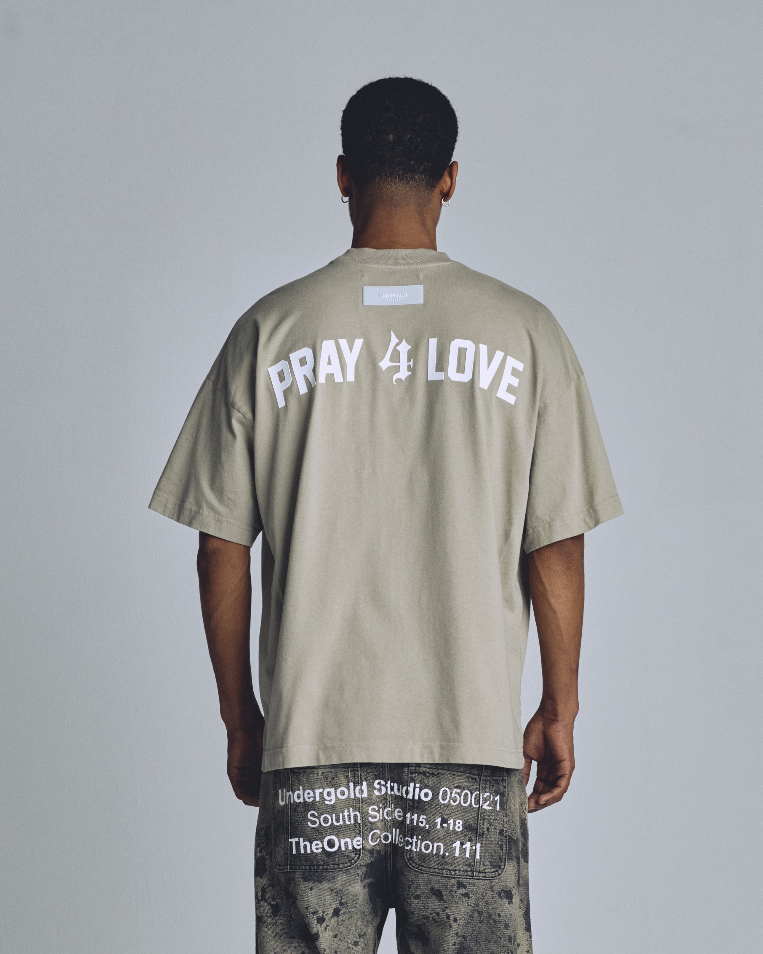The One Pray 4 Love Tshirt Gray The One Pray 4 Love Tshirt Gray