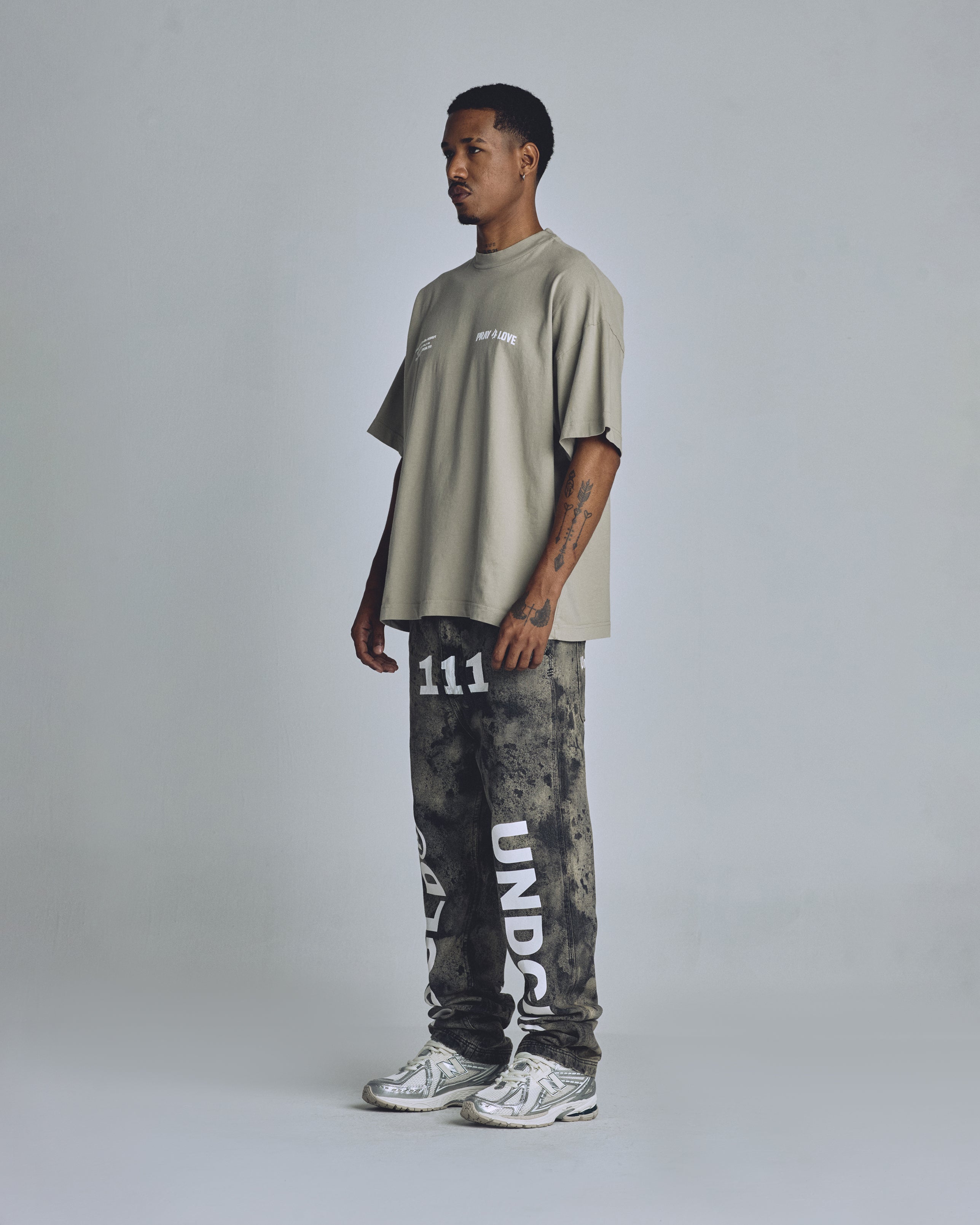 The One Pray 4 Love Tshirt Gray The One Pray 4 Love Tshirt Gray