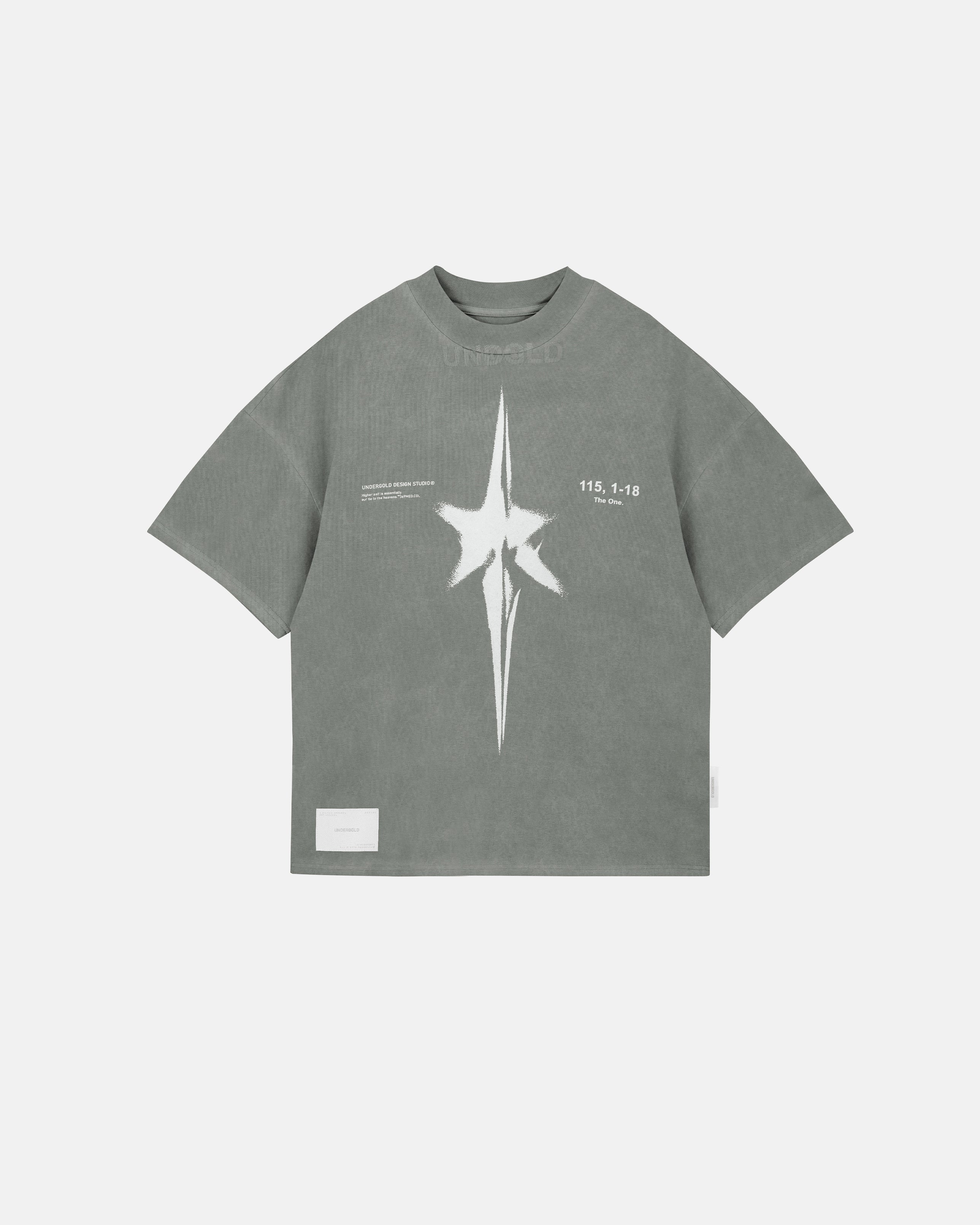 The One Star Boxy Fit Tshirt Vintage Green The One Star Boxy Fit Tshirt Vintage Green