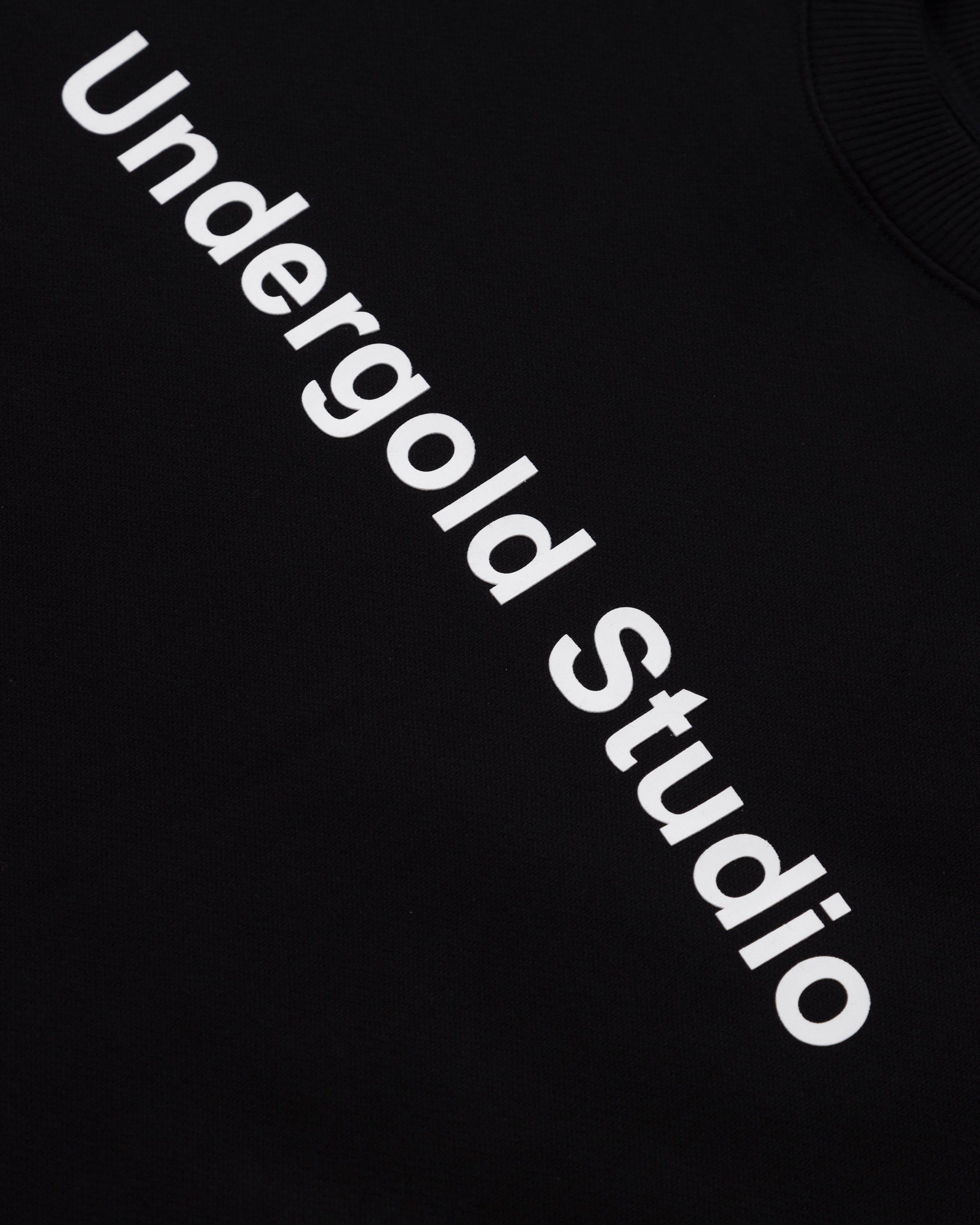 The One Undergold Studio Crewneck Black The One Undergold Studio Crewneck Black