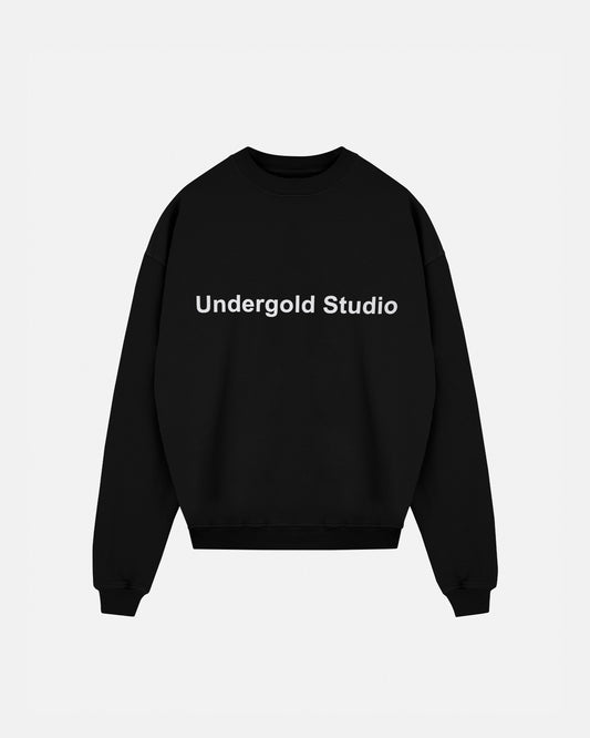 The One Undergold Studio Crewneck Black