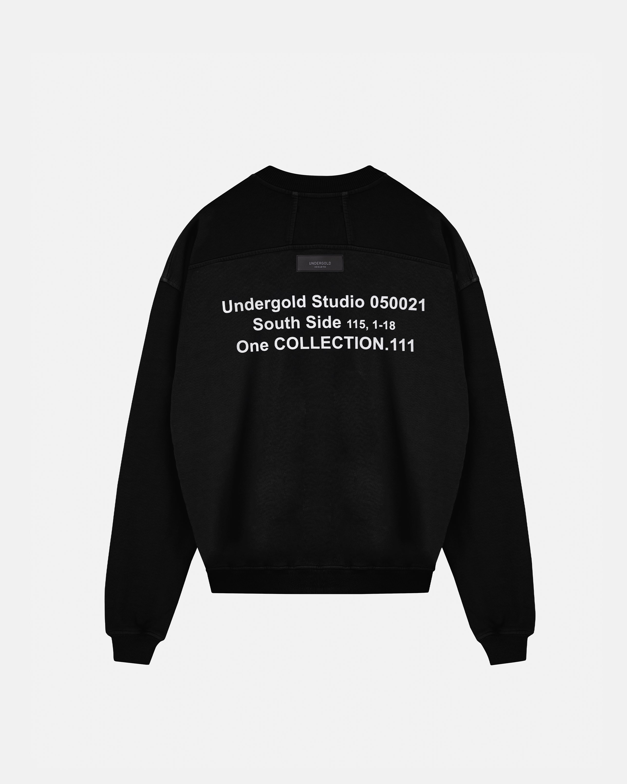The One Undergold Studio Crewneck Black The One Undergold Studio Crewneck Black
