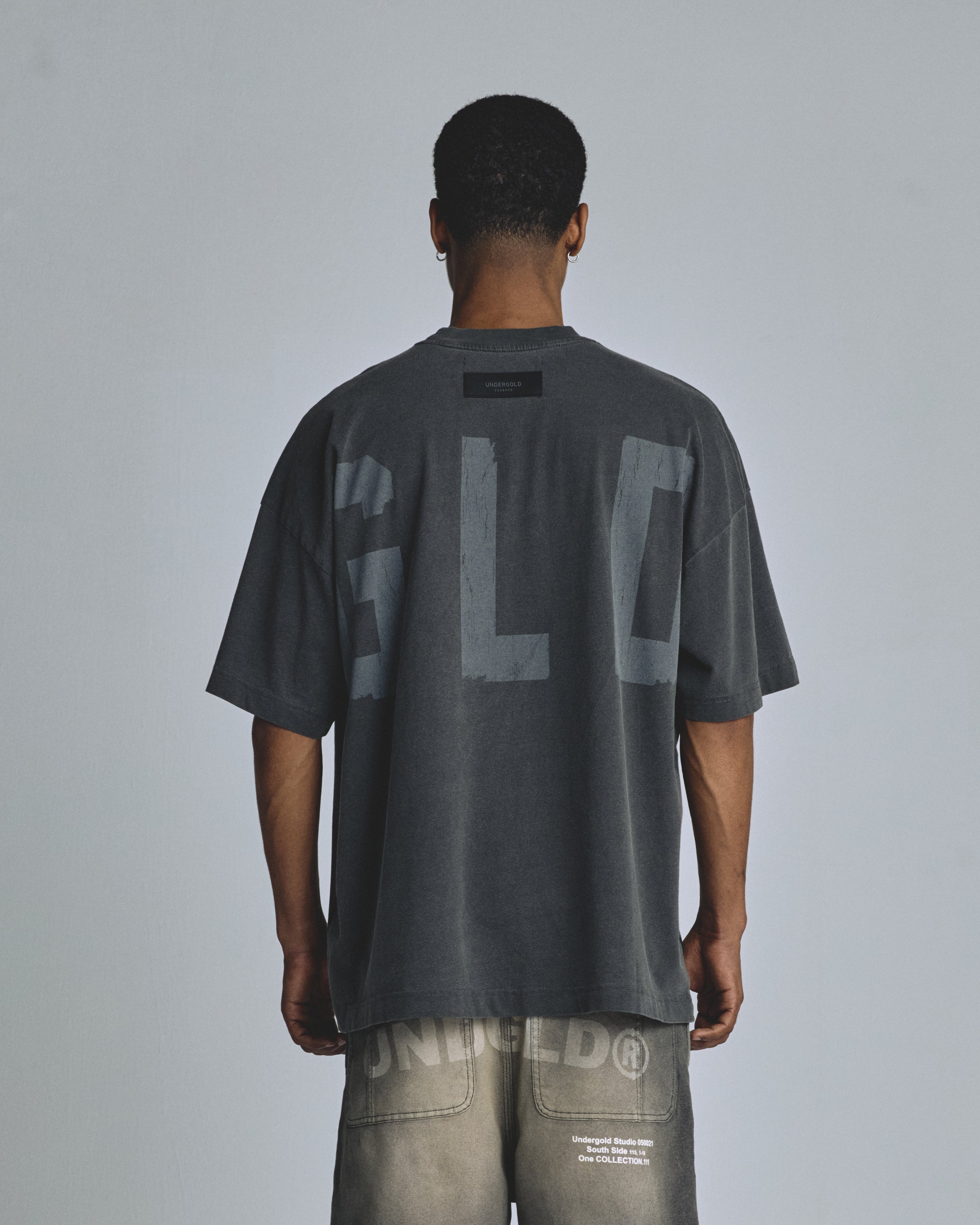 The One UNDGLD Worn Out Tshirt Vintage Gray The One UNDGLD Worn Out Tshirt Vintage Gray