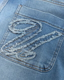 The Path Beauty Flare Jean Blue The Path Beauty Flare Jean Blue