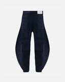 The Path Monogram Barrel Jean Blue The Path Monogram Barrel Jean Blue