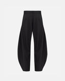 The Path Monogram Barrel Trouser Black / Chalk Line The Path Monogram Barrel Trouser Black / Chalk Line