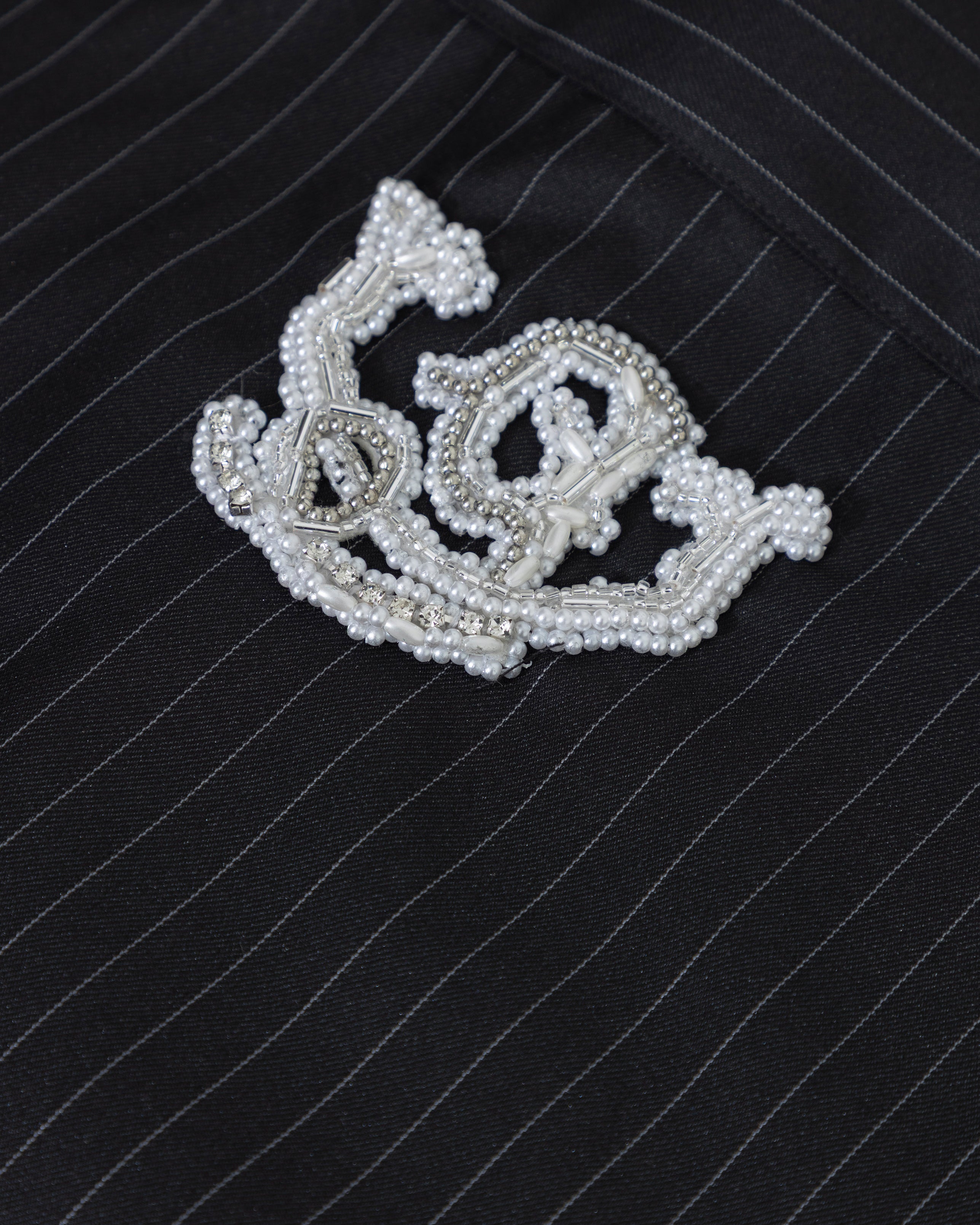 The Path Monogram Boxy Fit Shirt Black / Chalk Line The Path Monogram Boxy Fit Shirt Black / Chalk Line