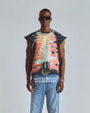 The Path Passage Sleeveless Tshirt Vintage Black The Path Passage Sleeveless Tshirt Vintage Black