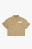 "THE REBEL" BUTTON UP KHAKI "THE REBEL" BUTTON UP KHAKI