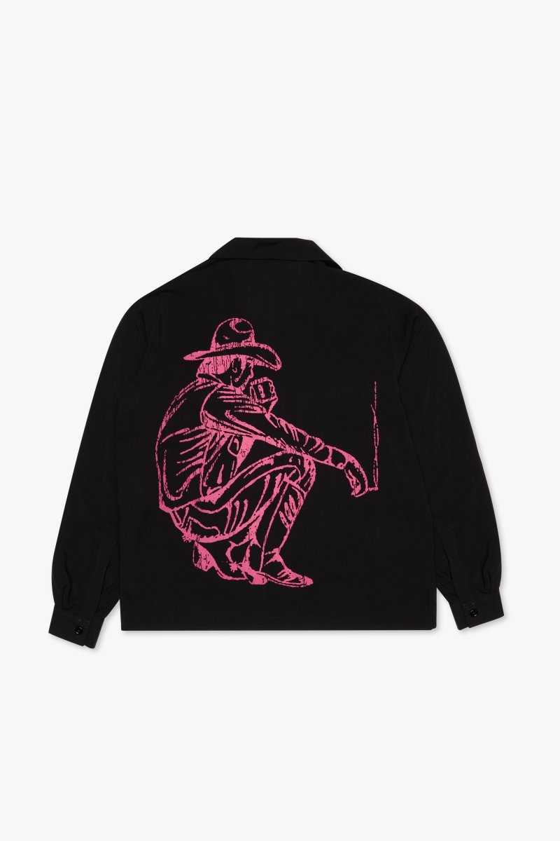 "THINKING" BUTTON DOWN BLACK "THINKING" BUTTON DOWN BLACK