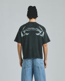 Thunder Rider Pigeons Boxy Fit Tshirt Vintage Black Thunder Rider Pigeons Boxy Fit Tshirt Vintage Black