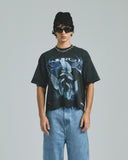 Thunder Rider Pigeons Boxy Fit Tshirt Vintage Black Thunder Rider Pigeons Boxy Fit Tshirt Vintage Black