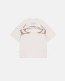 Thunder Rider Pigeons Boxy Fit Tshirt White Thunder Rider Pigeons Boxy Fit Tshirt White