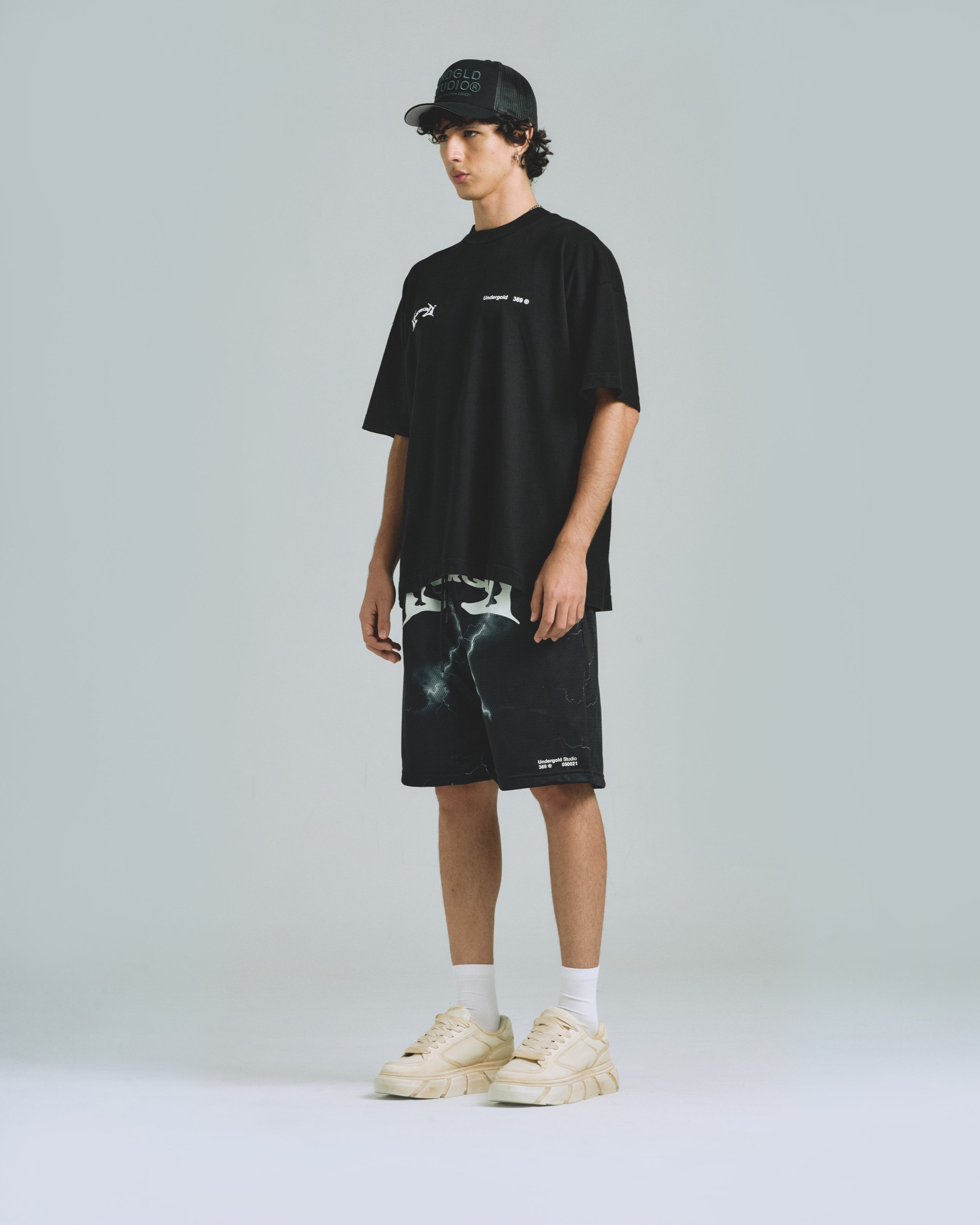 Thunder Rider Storm Mesh Short Storm Pattern Thunder Rider Storm Mesh Short Storm Pattern