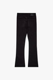 Tire Stacked Flare Jean Jet Black Tire Stacked Flare Jean Jet Black