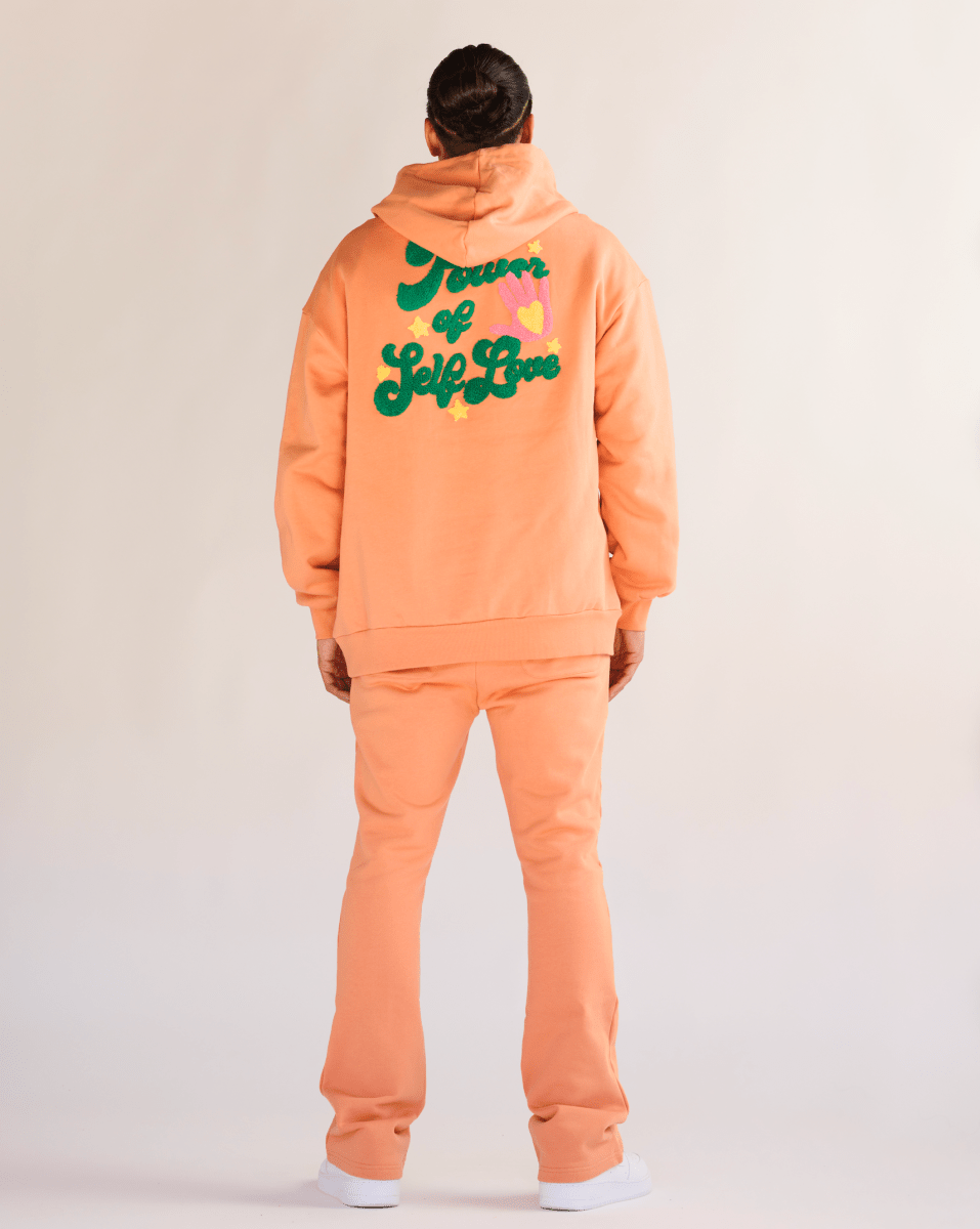 "TOUCHSTONE" FLEECE SET PEACH/YELLOW "TOUCHSTONE" FLEECE SET PEACH/YELLOW