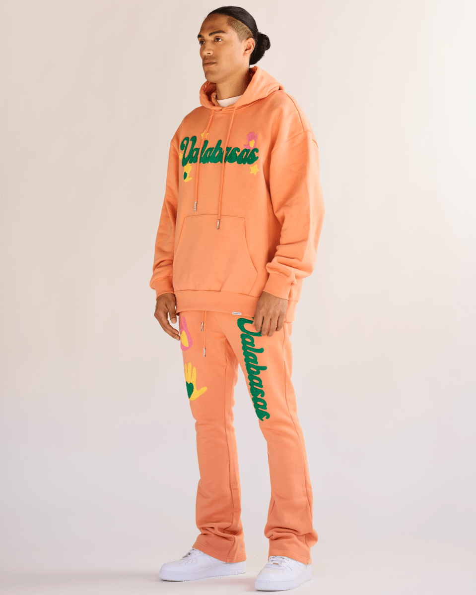 "TOUCHSTONE" FLEECE SET PEACH/YELLOW "TOUCHSTONE" FLEECE SET PEACH/YELLOW