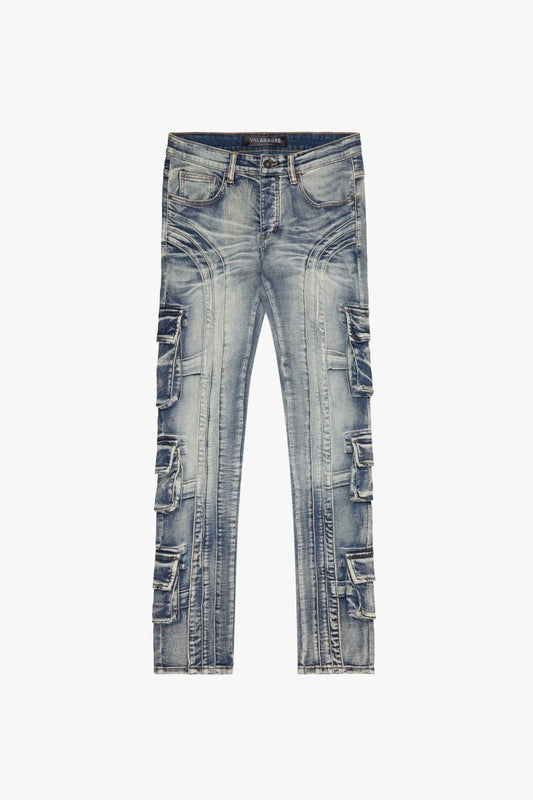 Track Blue Wash Skinny