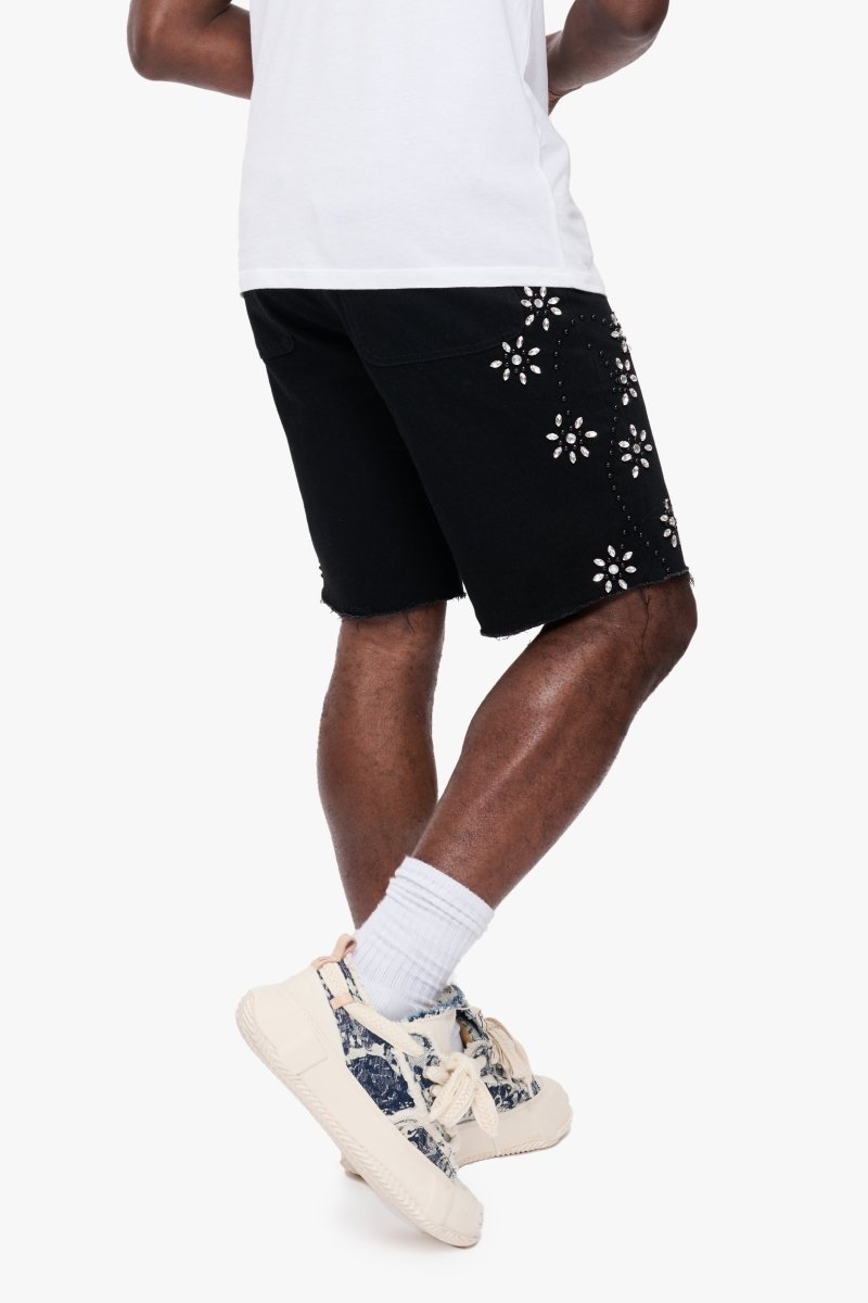 Turning Denim Shorts Jet Black Turning Denim Shorts Jet Black