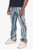 Twisted Stacked Denim Blue Wash Twisted Stacked Denim Blue Wash