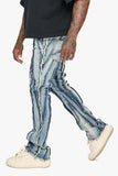 Twisted Stacked Denim Blue Wash Twisted Stacked Denim Blue Wash