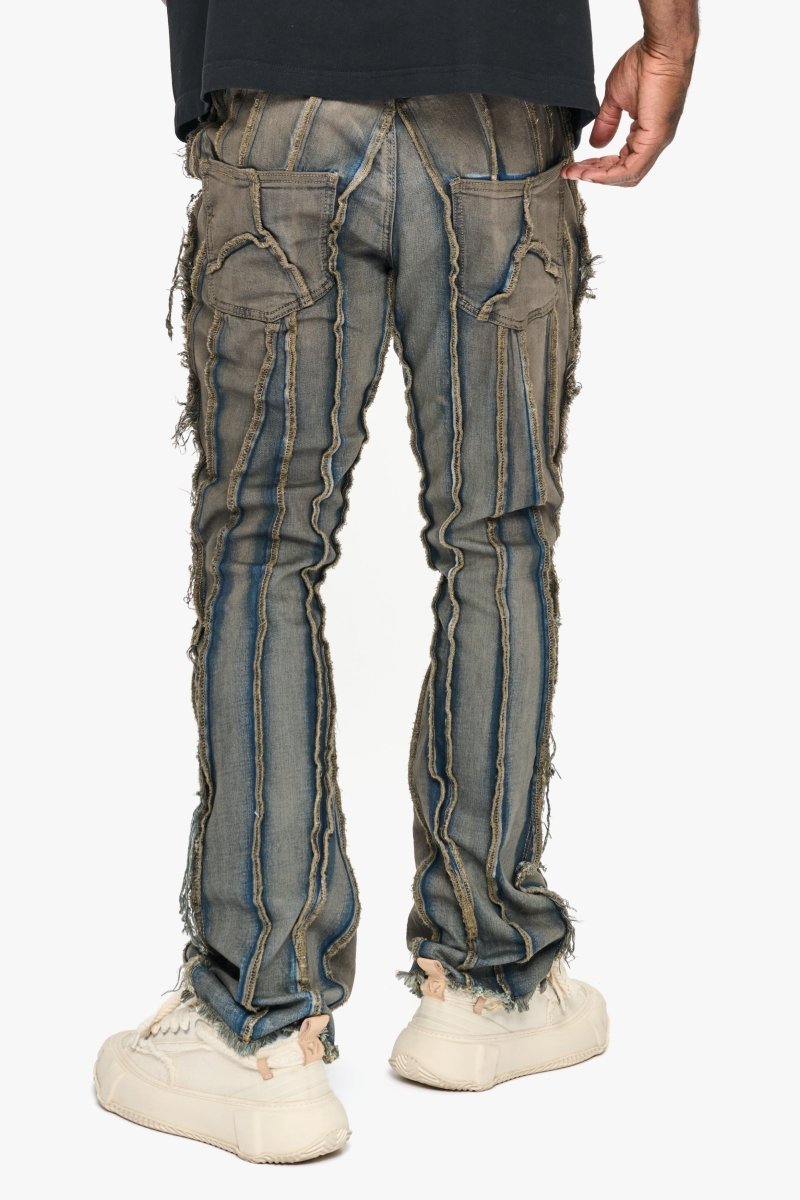 Twisted Stacked Denim Dirty Vintage Stacked Denim Twisted Stacked Denim Dirty Vintage Stacked Denim