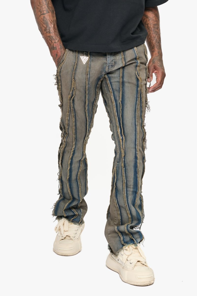 Twisted Stacked Denim Dirty Vintage Stacked Denim Twisted Stacked Denim Dirty Vintage Stacked Denim