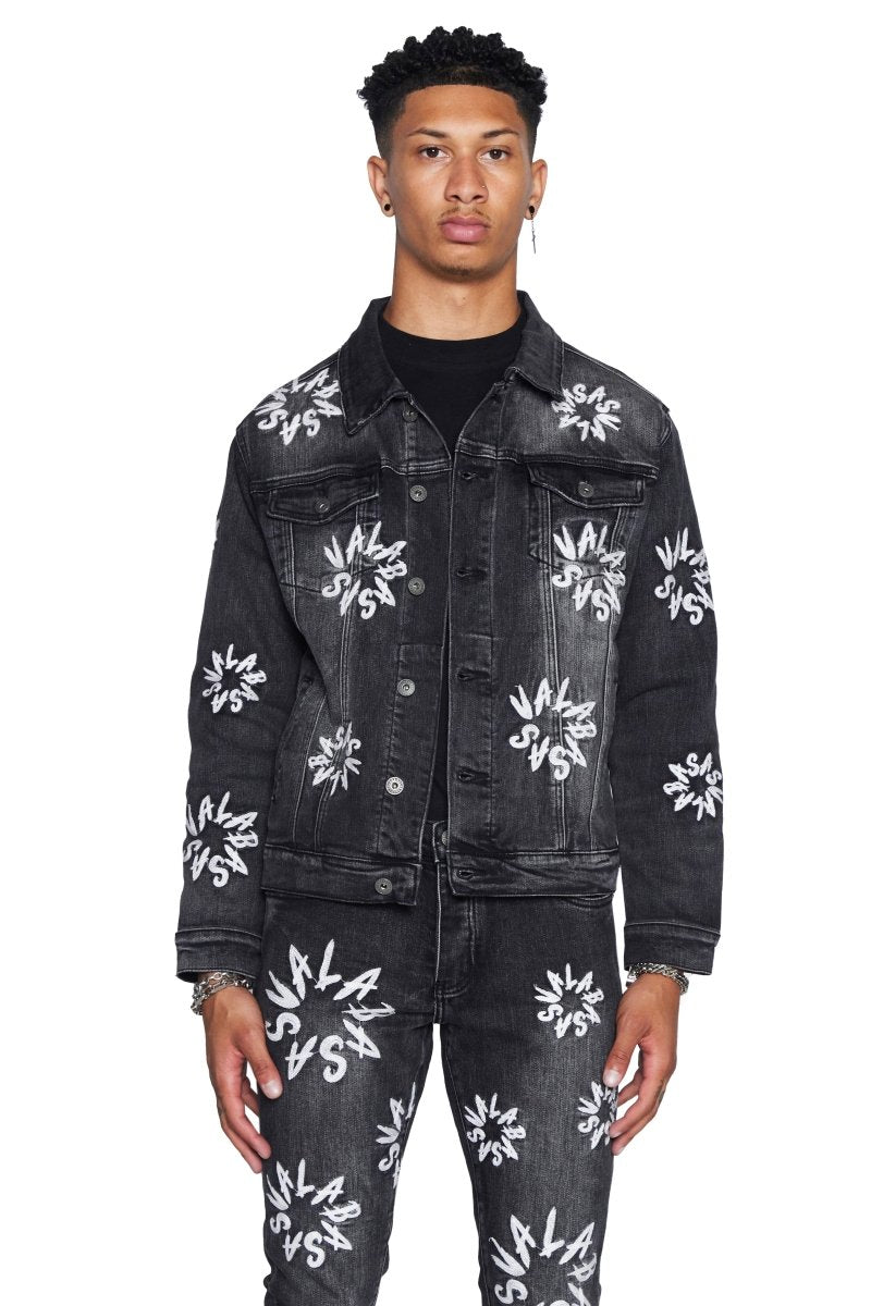 “V ART” JACKET BLACK WASHED “V ART” JACKET BLACK WASHED