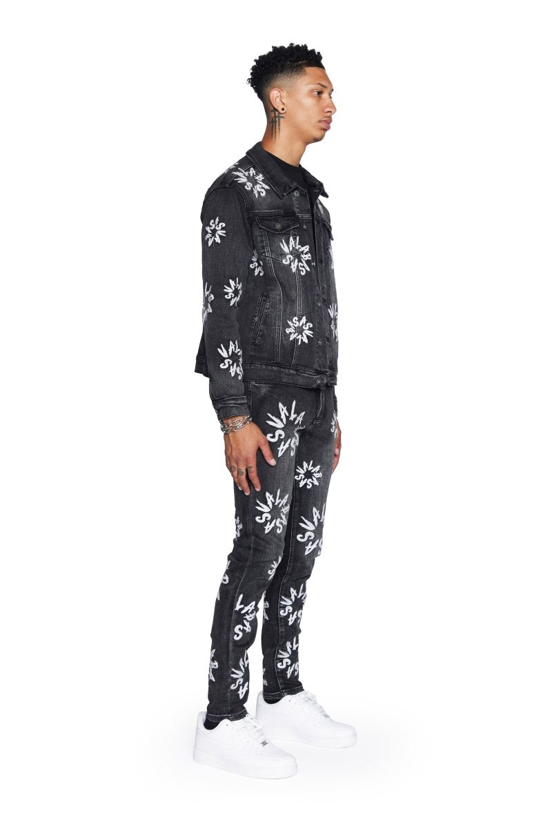 “V ART” JACKET BLACK WASHED “V ART” JACKET BLACK WASHED