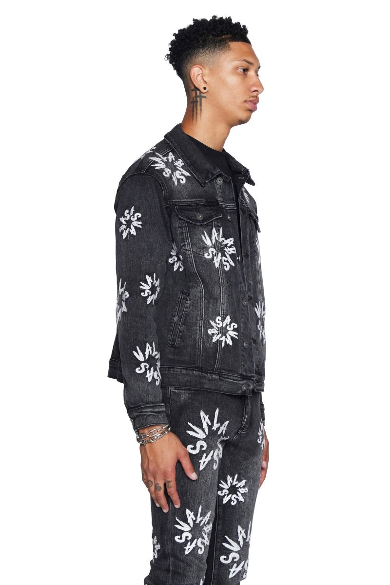 “V ART” JACKET BLACK WASHED “V ART” JACKET BLACK WASHED