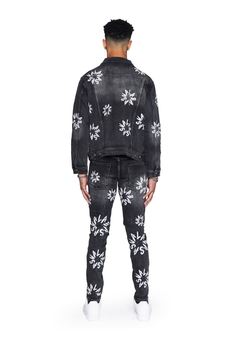 “V ART” JACKET BLACK WASHED “V ART” JACKET BLACK WASHED