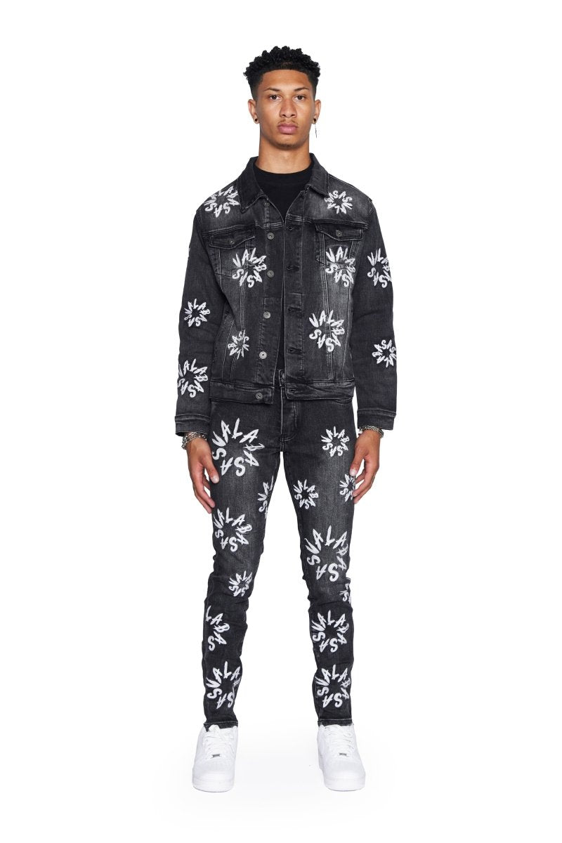 “V ART” JACKET BLACK WASHED “V ART” JACKET BLACK WASHED