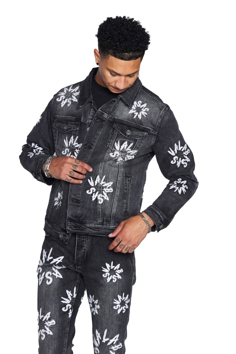 “V ART” JACKET BLACK WASHED “V ART” JACKET BLACK WASHED