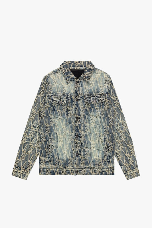 "V-INK" VINTAGE JACKET BLACK DIRTY