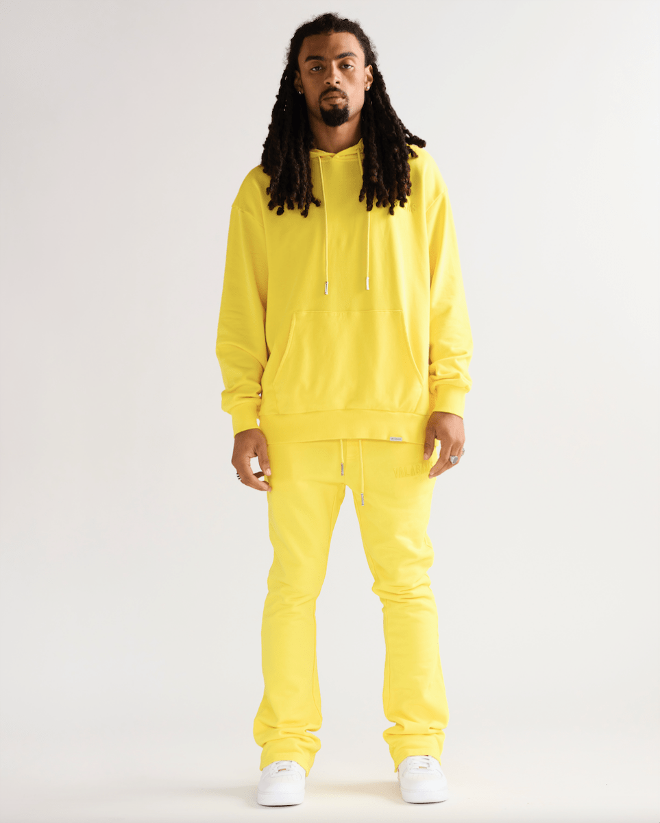 "VALA-FOCUS" FLEECE SET VINTAGE LEMON YELLOW "VALA-FOCUS" FLEECE SET VINTAGE LEMON YELLOW