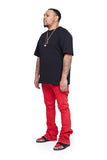 VALABASAS JEANS “ART” RED WASHED VALABASAS JEANS “ART” RED WASHED