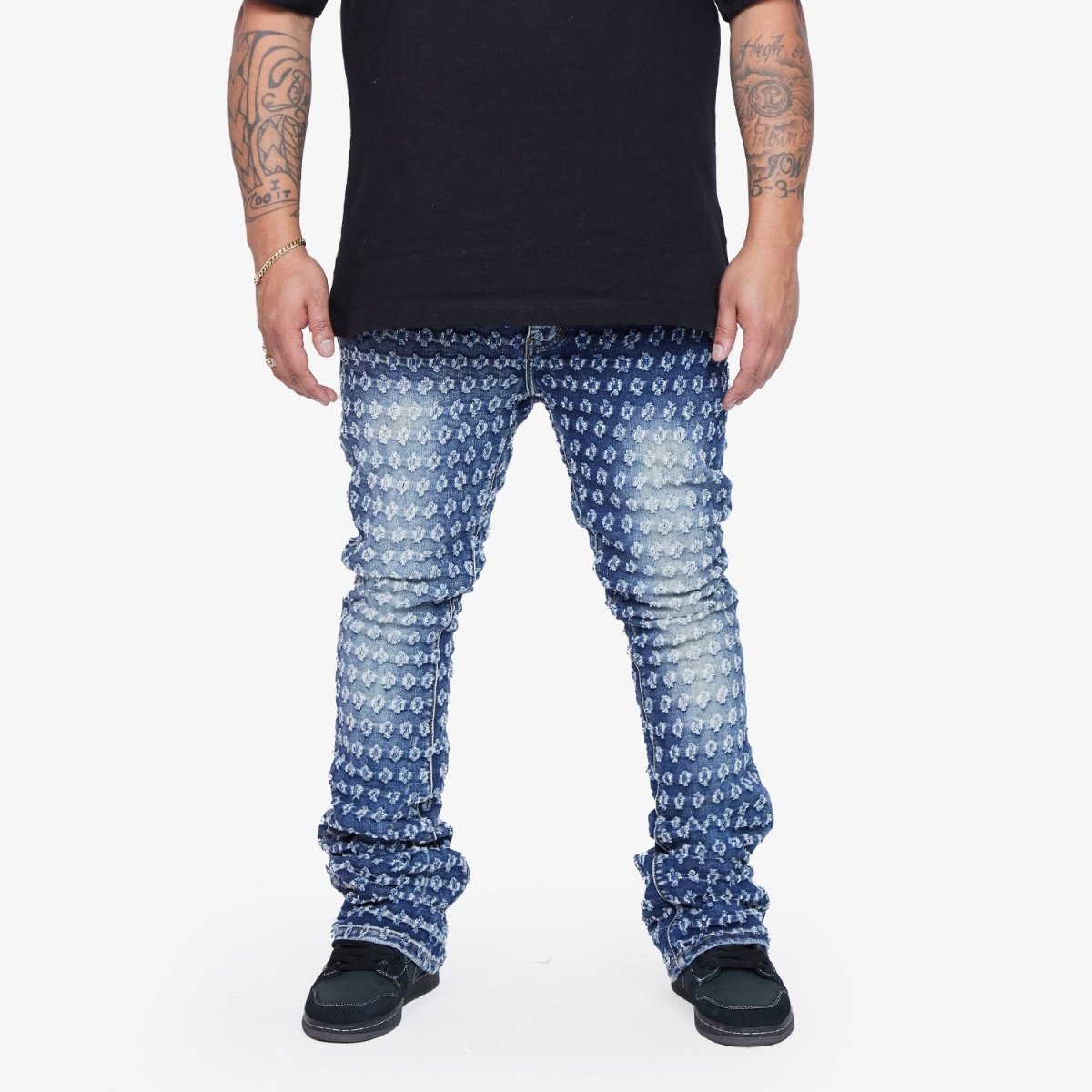 VALABASAS JEANS “REPEAT" BLUE WASH VALABASAS JEANS “REPEAT" BLUE WASH