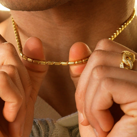 Vermeil Barrel Chain