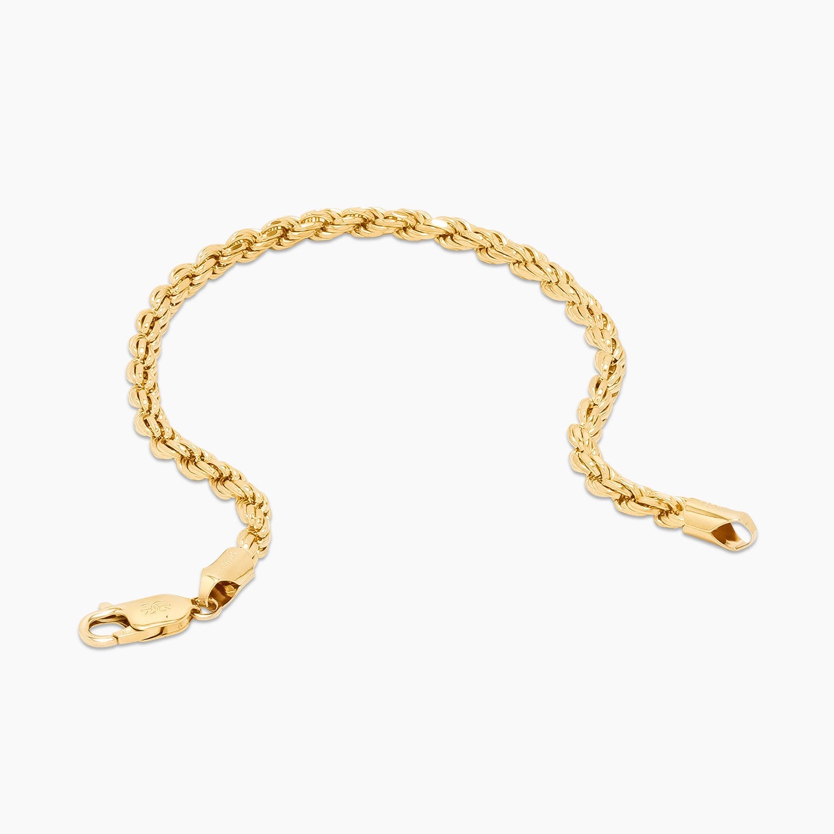 Vermeil Rope Bracelet 4mm Vermeil Rope Bracelet 4mm