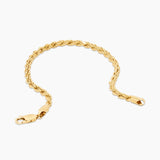 Vermeil Rope Bracelet 4mm Vermeil Rope Bracelet 4mm