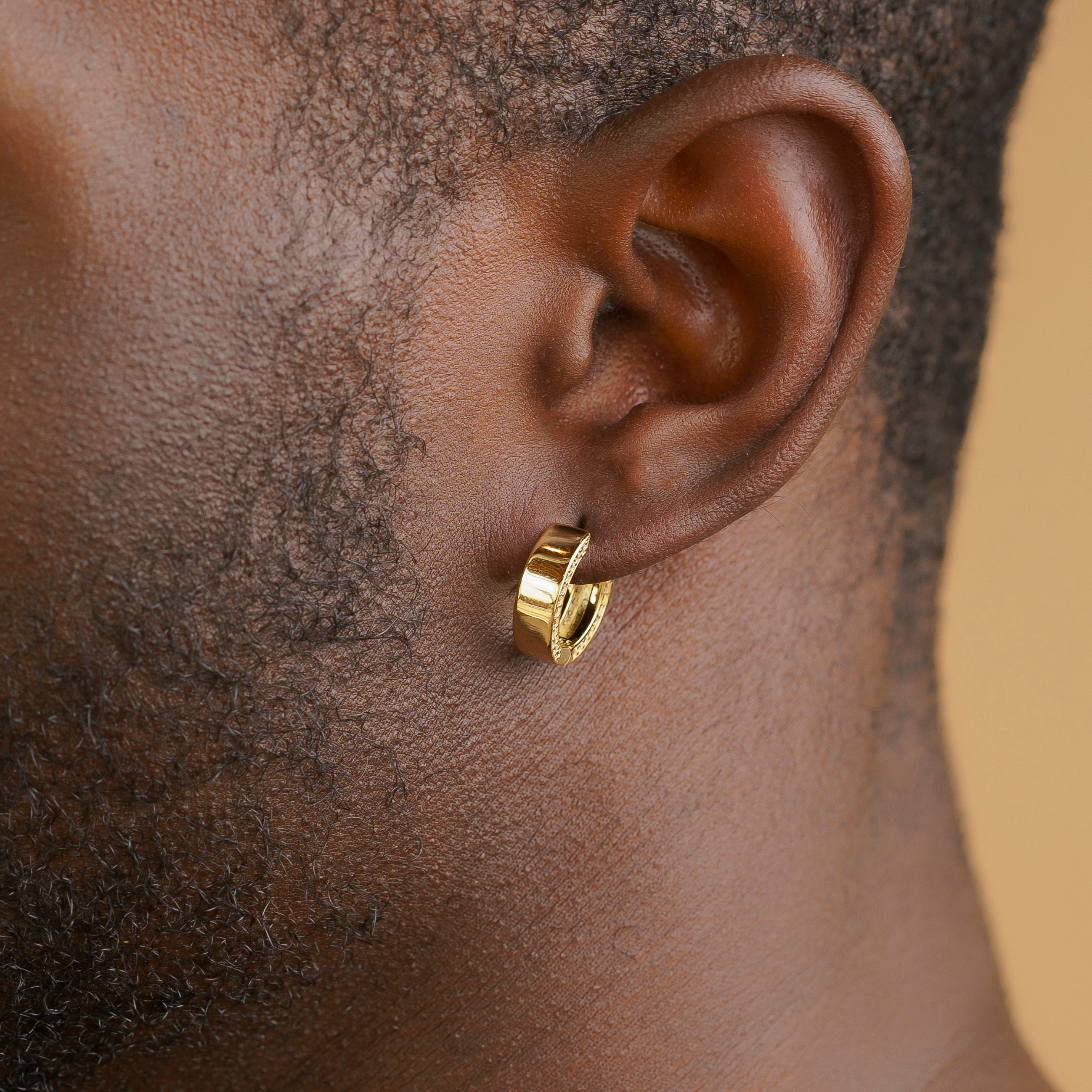 Vermeil Small Wide Hoop Earrings Vermeil Small Wide Hoop Earrings