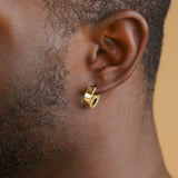 Vermeil Small Wide Hoop Earrings Vermeil Small Wide Hoop Earrings