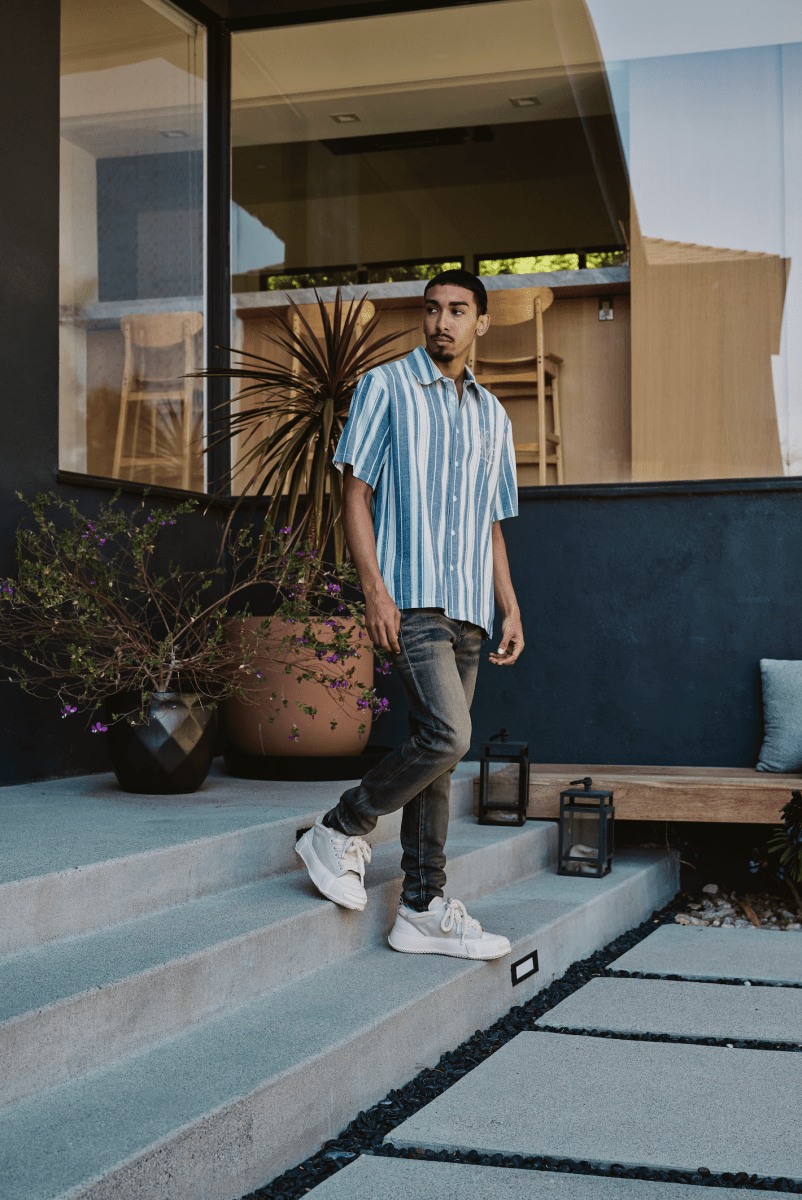 Vicolo Button Down Blue Vicolo Button Down Blue